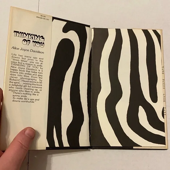 Thinking Of You Gift Book Alice Joyce Davidson 1975 Gibson Greeting Cards Monkey - Picture 4 of 10